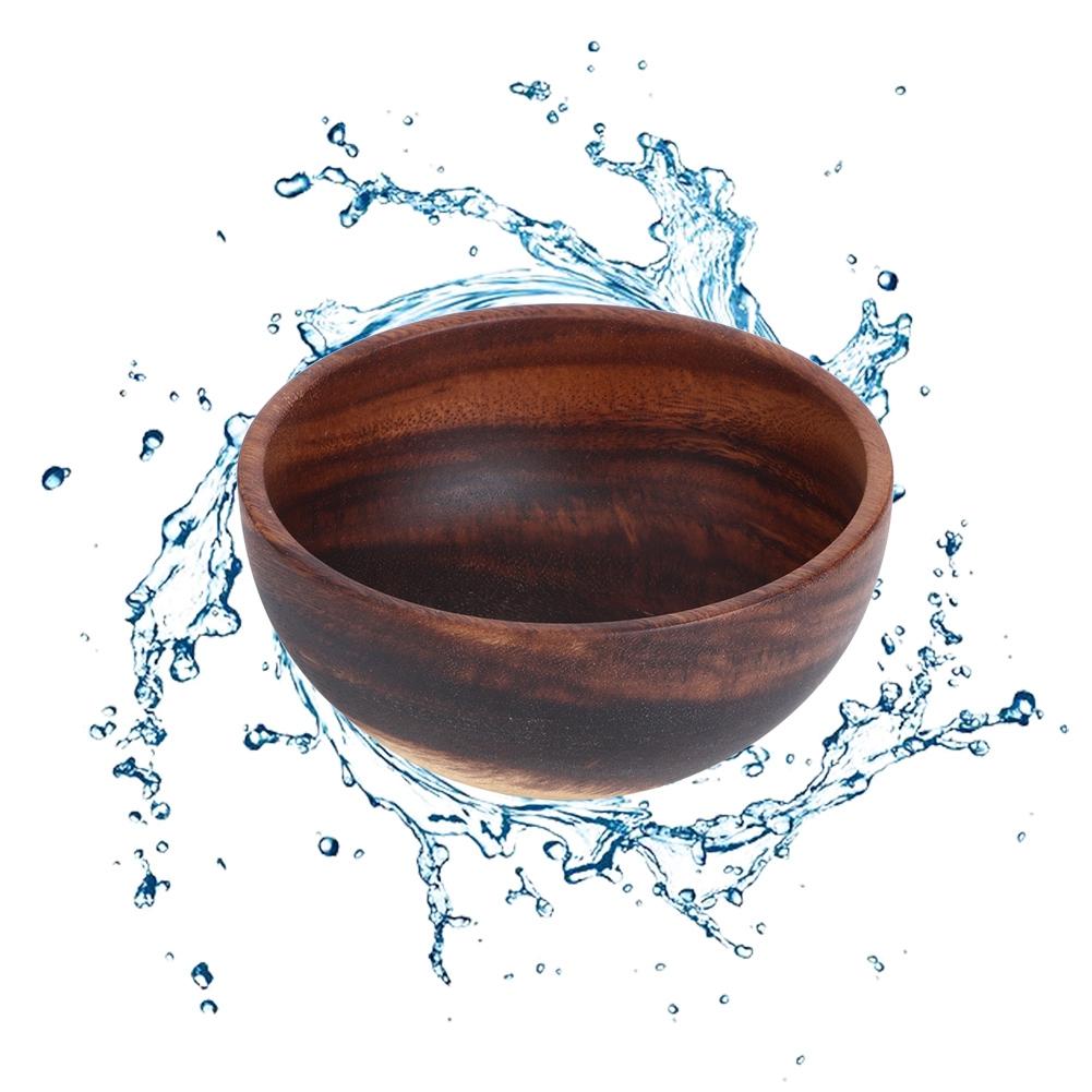 16x7cm Holz Schüssel Lebensmittel Salat Container Obst Nudeln Reis Esszimmer Schüssel Küche Utensilien Geschirr