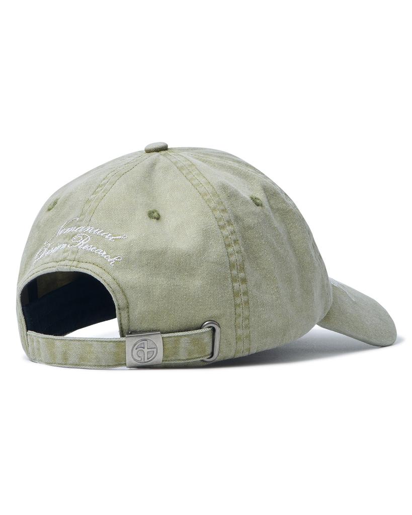 Nomaenyueol Cursive Logo Ball Cap - Light Khaki