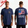 Men DDay 82nd Anniversary 19442026 TShirt Normandy Honor History US Flag Soldier Print DoubleSided Casual Cotton Tee Tops
