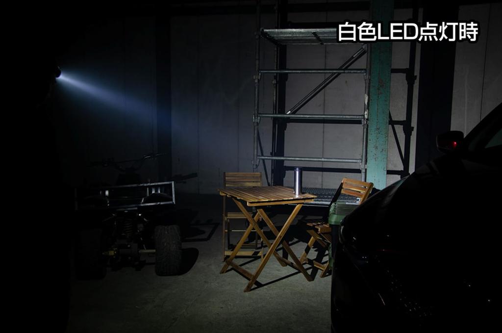 GENTOS LED-Scheinwerfer USB-wiederaufladbar 400 Lumen für 2 Anwendungen Dedizierter Akku Kompakter Scheinwerfer [Helligkeit Lumen/Praktische Stunden]