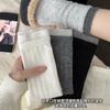 Gray Wool Socks Girls Spring And Autumn Trendy Tube Socks Pile Socks Thick Warm Stockings