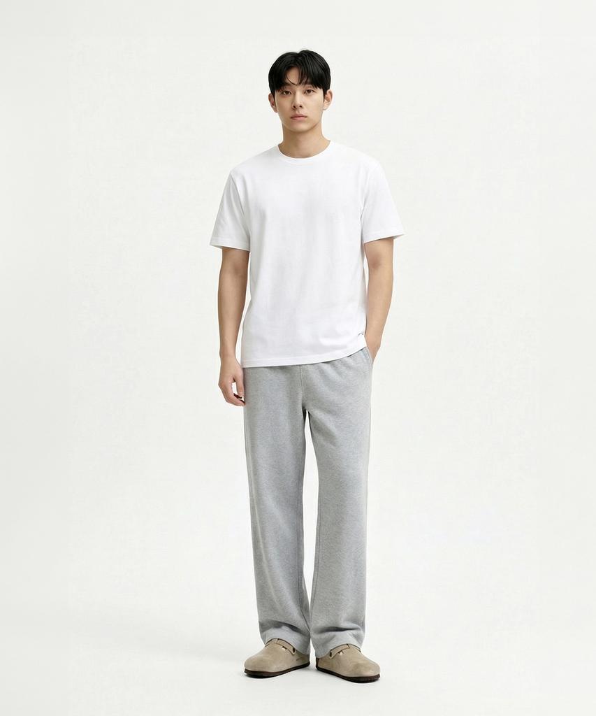 OKSTAR Jollinkkamnyang Embroidered Semi-Wide Sweatpants