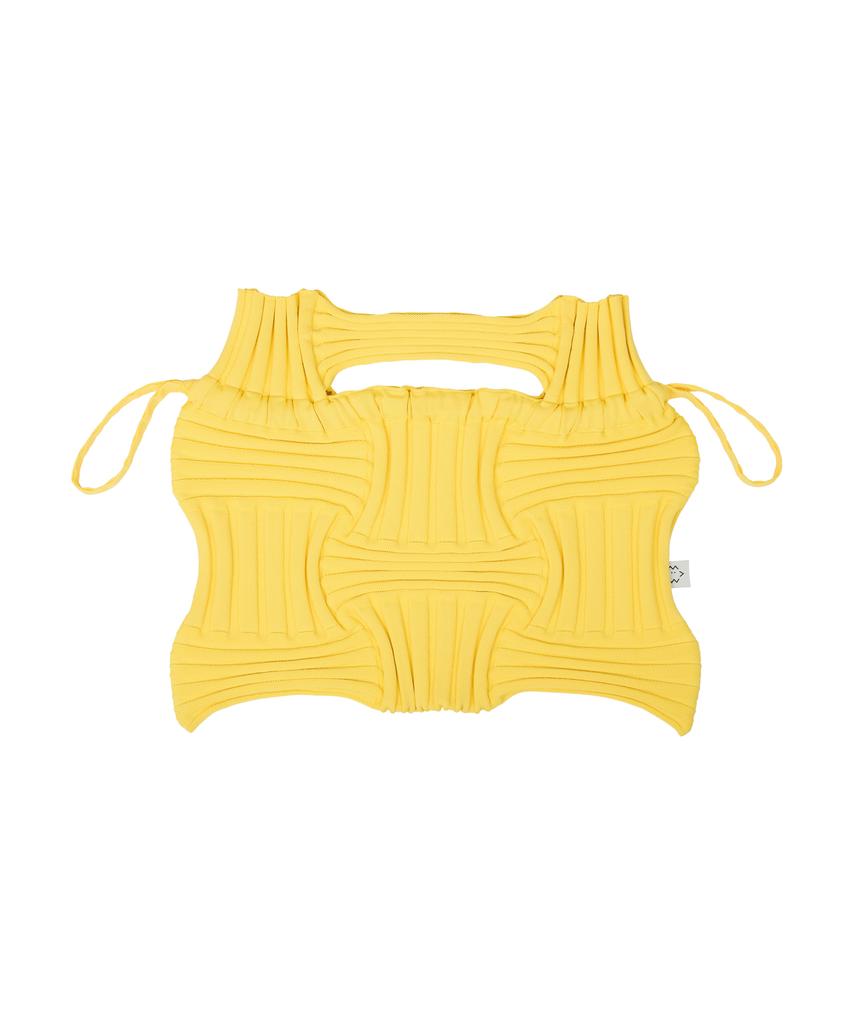 Pleatsmama Big Bow Bag Yellow