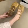 IPPEUM Split Toe Shoes Ballet Flats Buckle Straps 2025 New Summer Mary Janes Ballerinas Zapatos Mujer