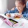 JYPS Unicorn Pencil Box for Girls Boys Kids, Lock Box for School with Portable Handle and Uncorn Keychain, Pink Pencil Box, Cute Unicorn School