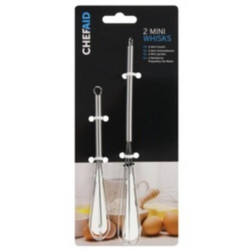 Chef Aid Mini Hand Whisk Set (Pack of 2)