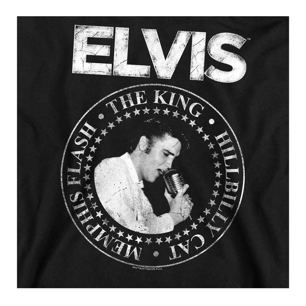Elvis Presley Unisex Adult Rock King Sweatshirt