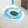 Portable Baby Toilet Seat Soft Cartoon Potty Chair Non-Slip Training Seat Cover for Toddler Boys Girls Travel Home Bathroom Use