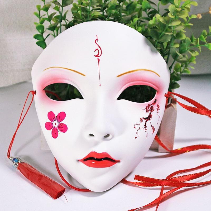 1Pcs Halloween Party Decoration Cosplay Journey To The West Spider Spirit Anime Mask Costume Role Play Masquerade Masks