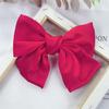 Fashion Ribbon Bow Hair Clips for Women Large Bow Hairpin Girls Satin Trendy Ladies Hairgrips Cute Barrette Hair Accessories