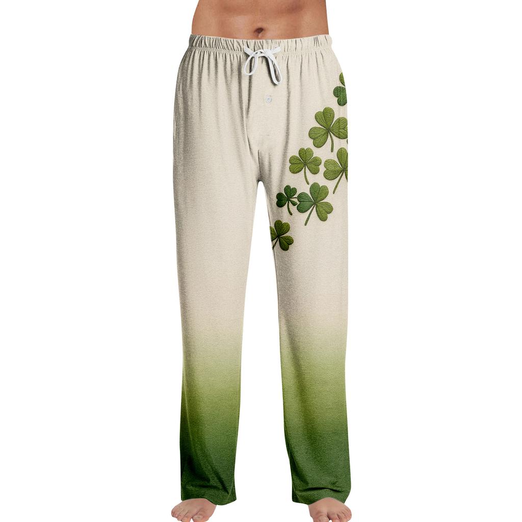 Men's St. Patrick's Day Print Home Sleep Pants