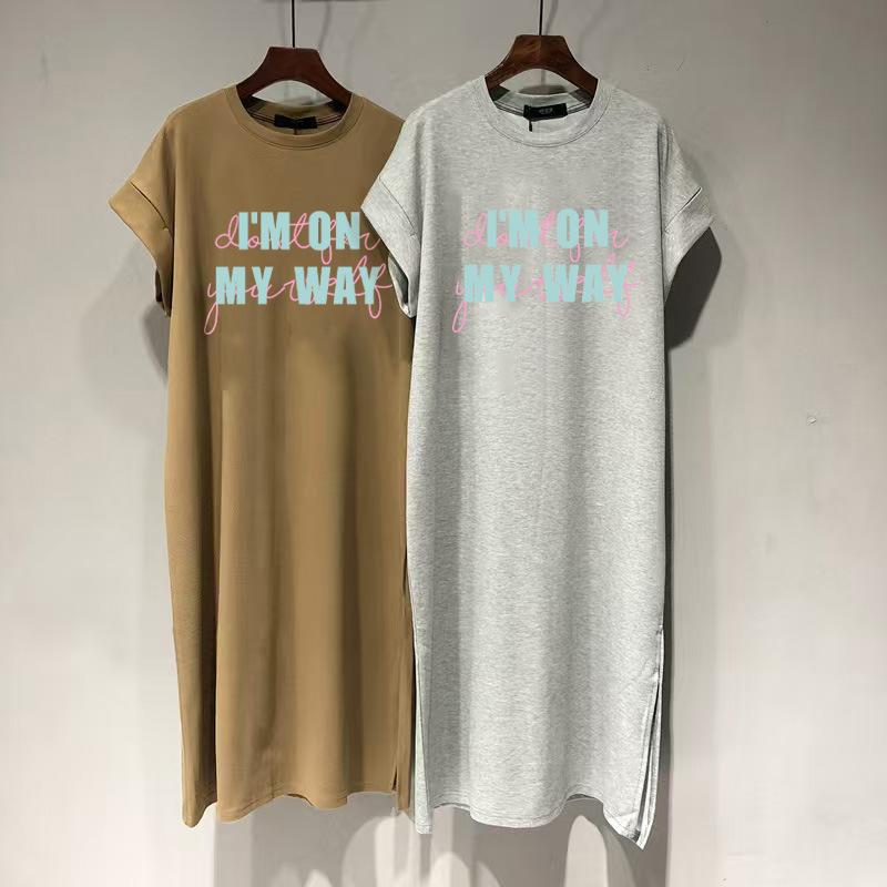 

Женское летнее платье-футболка с короткими рукавами, свободное повседневное платье с небольшими летящими рукавами 4XL светло-серый