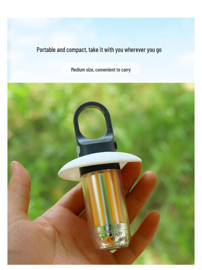 Rechargeable Multifunctional Mini Camping Tent Light with Long Battery Life