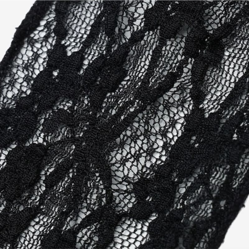 ISABEY [25 New Arrivals] Flower Lace Muffler (VKAFE2041)