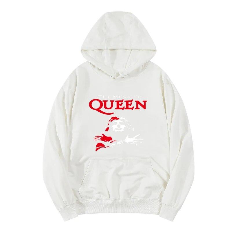 Music Legendary Rock Band Hoodies Queen Unisex Women Streetwear Hoodie Sweatshirts Harajuku Pullovers Unisex Tracksuits Clothing