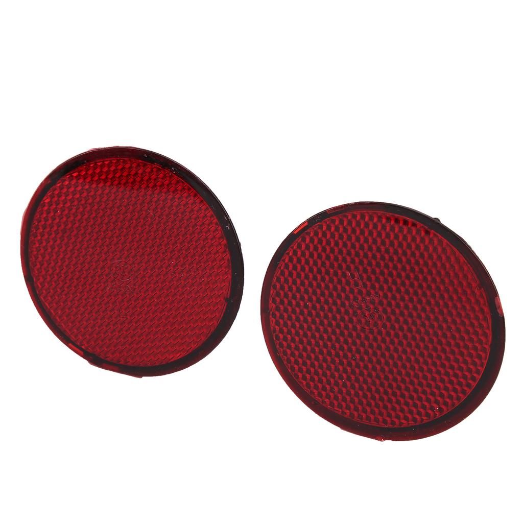 2 STK Bakre Støtfangerreflektor Rund Rød Automodifisering Passer for Nissan QASHQAI 2007‑2015