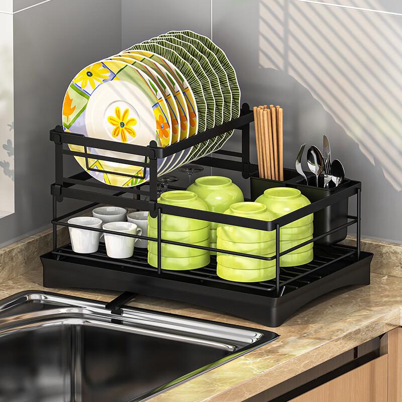 Multi-functional Countertop Dish Drying Rack
