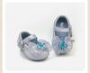 Spring 2026 Korean Style Baby Crystal Bowknot Soft Sole Flats
