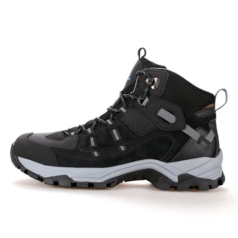 Hantu hiking shoes women's spring and autumn waterproof and non-slip shoes high-top outdoor women's shoes professional climbing shoes tactical hiking
