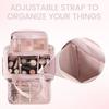 Dry-wet Separation Portable Cosmetic Pouch Large Capacity Women Cosmetic Tote  Shower Organizer
