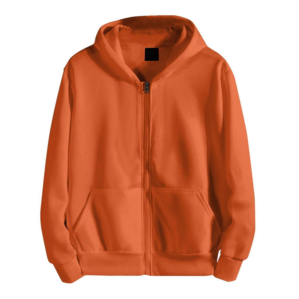 Autumn And Winter Cardigan Zipper Hooded Sweater Men'S Long-Sleeved Jacket Casual Sports Loose Top