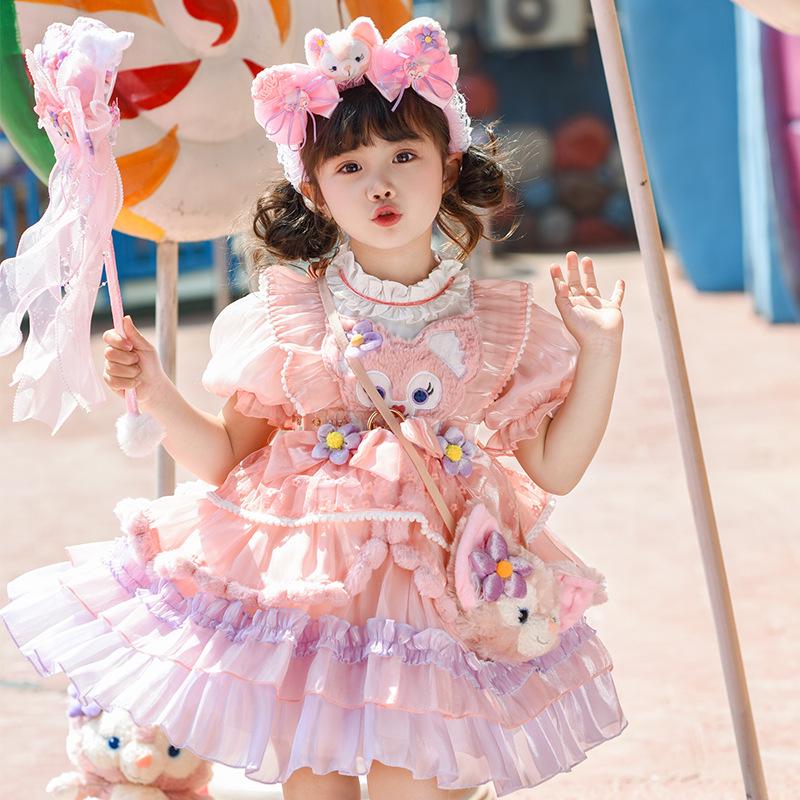 2025 Summer LinaBell Puffy Lolita Princess Dress for Girls - Birthday Gown