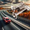 12V Horns, Chrome Zinc Single Trumpet Truck Air Horn with Compressor for Any 12V Vehicles Trucks Lorrys Trains Boats Cars