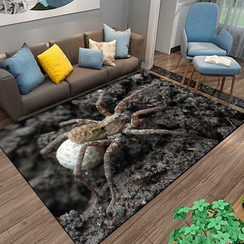spider Carpet For Living Room Game Rugs Soft Floor Cartoon Rugs Bathroom Rug Mat Yoga Mat Home Decor  decoration chambre