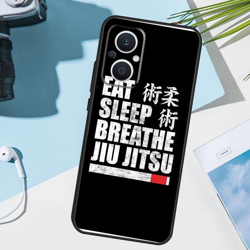 BJJ Brazilian Jiu Jitsu Case For OPPO Reno 12 F 13 13F 11 8T 7 8 10 Pro OPPO Find X8 X6 Pro X3 X5 Lite Cover Funda