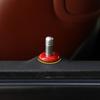 2x Innen Türschloss Riegel Ring Verkleidung für Dodge Challenger 2014+ Zubehör Rot