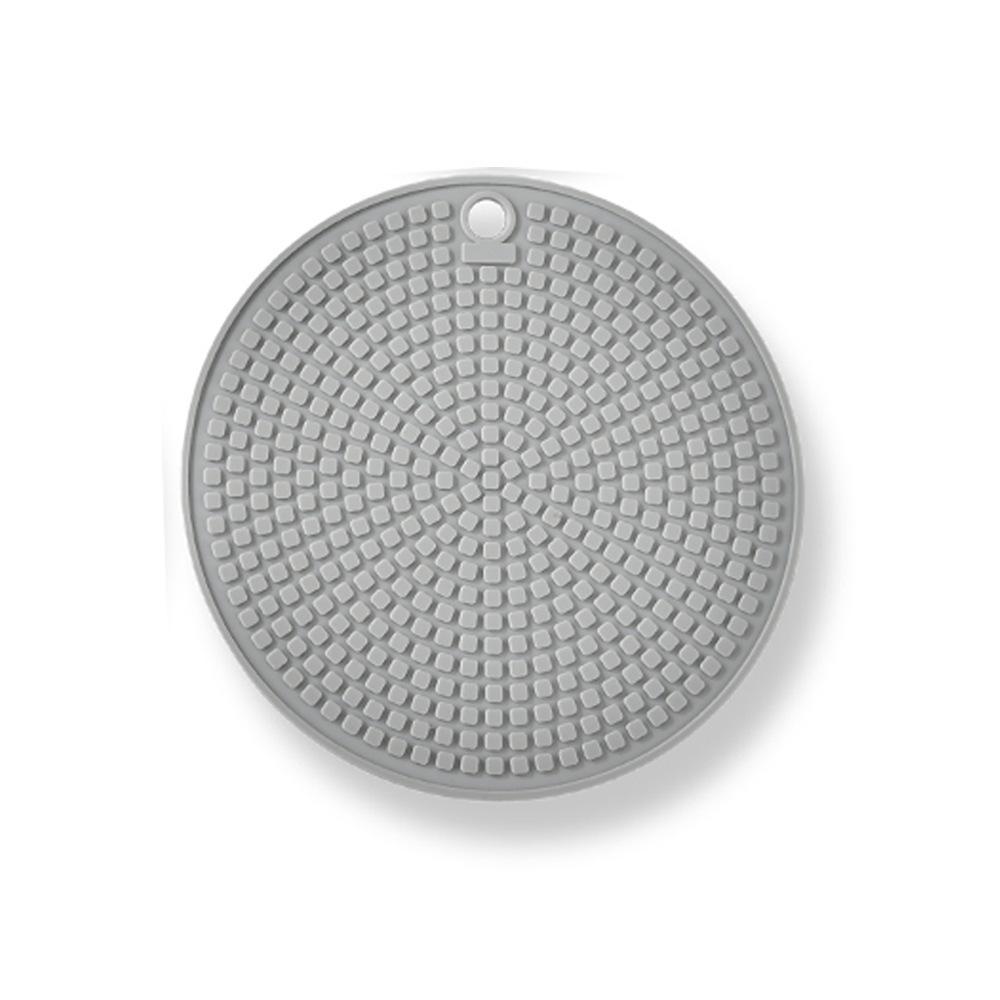 Silicone thermal insulation mat, round non-slip coaster, table mat, pot mat, placemat, high temperature resistance