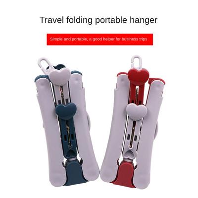 Folding Hanger Multi-functional Travel Hangers Foldable Hanger Storage Hanger Storage Organizer Foldable Clothes Hanger Portable