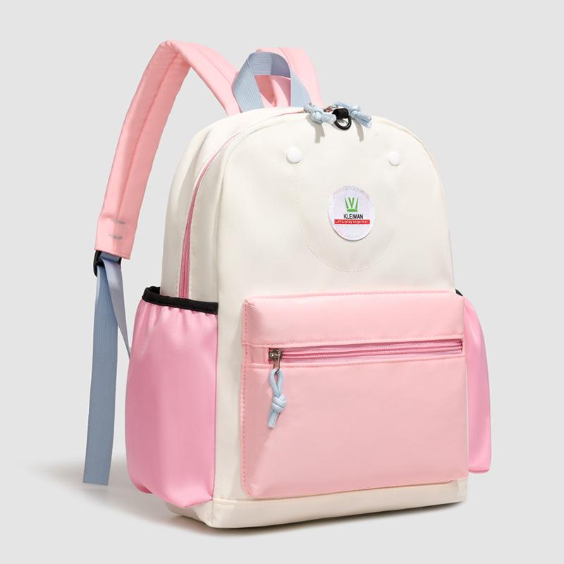 Schoolbag Korean style schoolbag dopamine contrasting color design girl backpack ins wind student high school backpack female