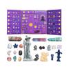 Caixa de Presente Contagem Regressiva de Halloween Reiki Cristal 2025 Reikicrystal Cristais de Cura Pedras Calendário do Advento de Natal