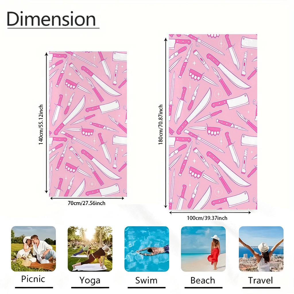 Full Of Personality Beach Towel Quick-Drying Small To Large Bath Towel For Beach Pool Yoga Gym Home Travel Towel Gift For Friend