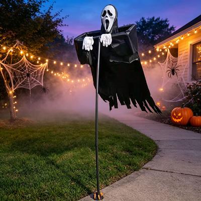 Halloween Screaming Ghost Scarecrow Spooky Outdoor Yard Decoration Haunted House Prop