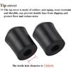 Rubber End Caps, 2pcs Upright Bass Endpin Rubber Tip Stopper Replacement Protector End Cap for Double Bass End Pin Protector(Inner Diameter: approx.