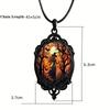 Pendant Retro Gothic Crow Cross Witch Halloween Ornament Necklace