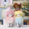 Cat Plush Keychain With Fluffy Hair And Glasses For Kids And Teens