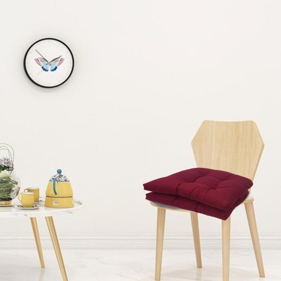 2 szt. Poduszki na krzesła ogrodowe Wodoodporne poduszki do siedzenia w kształcie litery U Grube bawełniane wypełnienie Łatwa w czyszczeniu poduszka tarasowa do salonu