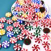 10 Stück Rot Weiß Zuckerstange Weihnachten Acryl Ornament DIY Weihnachtsbaum Hängeanhänger 2024 Weihnachtsdekoration für Zuhause Neujahrsgeschenke