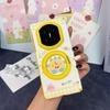 Suitable for Huawei MateX7 Mobile Phone Case Folding Screen Center Axis Magnetic Attraction X6 Skin Feeling Cartoon Rotating Bracket Protective Cover