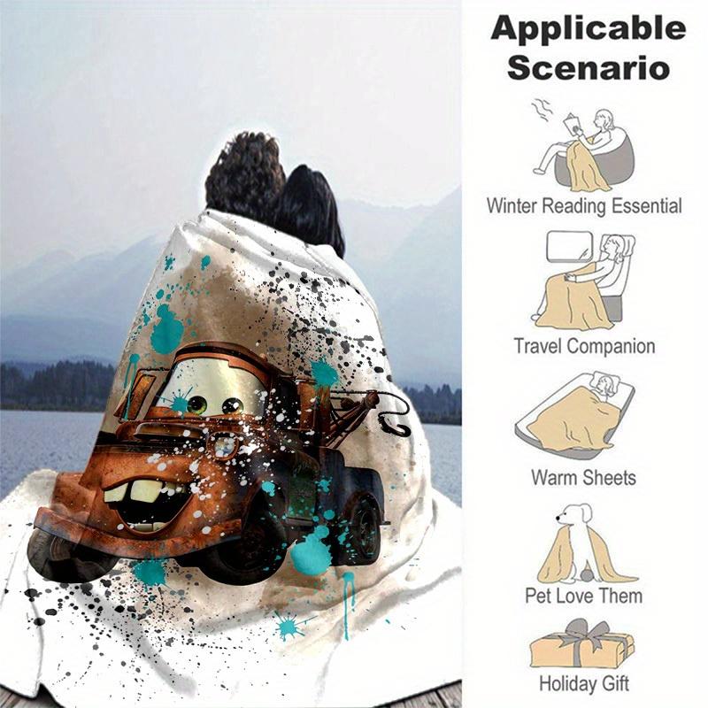 1pz Coperta Peluche Universale Stagionale per Carro Attrezzi - Perfetta per Arredamento Casa, Coperte Accoglienti, Morbido Plaid in Flanella, Soggiorno, Viaggio, Cam