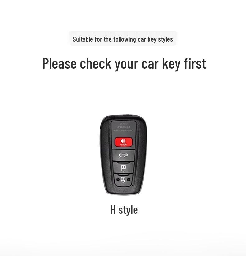 Key Case for Toyota Corolla, Camry, RAV4, Highlander, CHR, Levin, Rongfang, and Asia Dragon