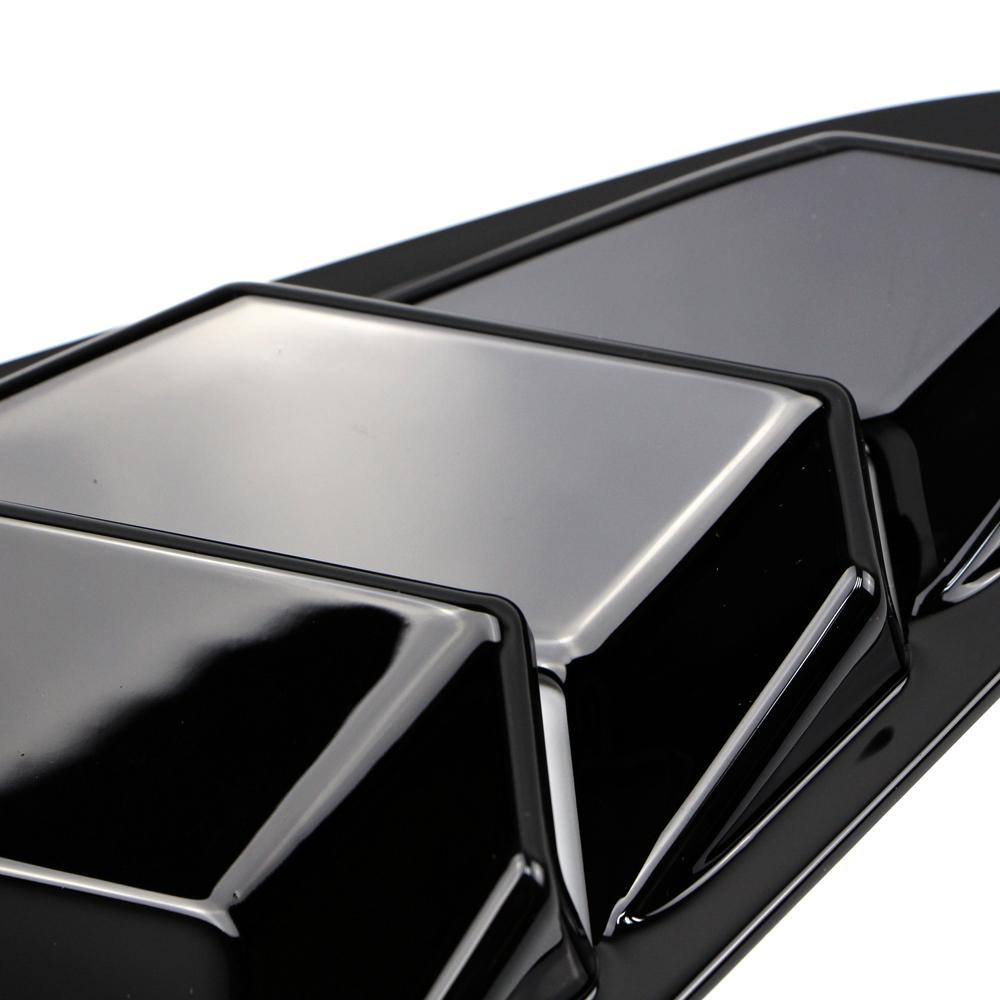 Gloss Black Vent 1/4 Quarter Side Window Louver Cover For 2016-2018 Honda Civic Gloss Black Vent 1/4 Quarter Side Window Louver Cover For 2016-2018 Honda Civic