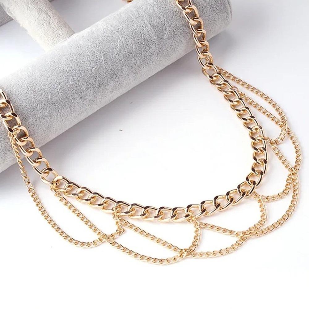 Retro Pendant Chain Metal Tassel Waist Chain Fashion Waist Chain for Women золотой