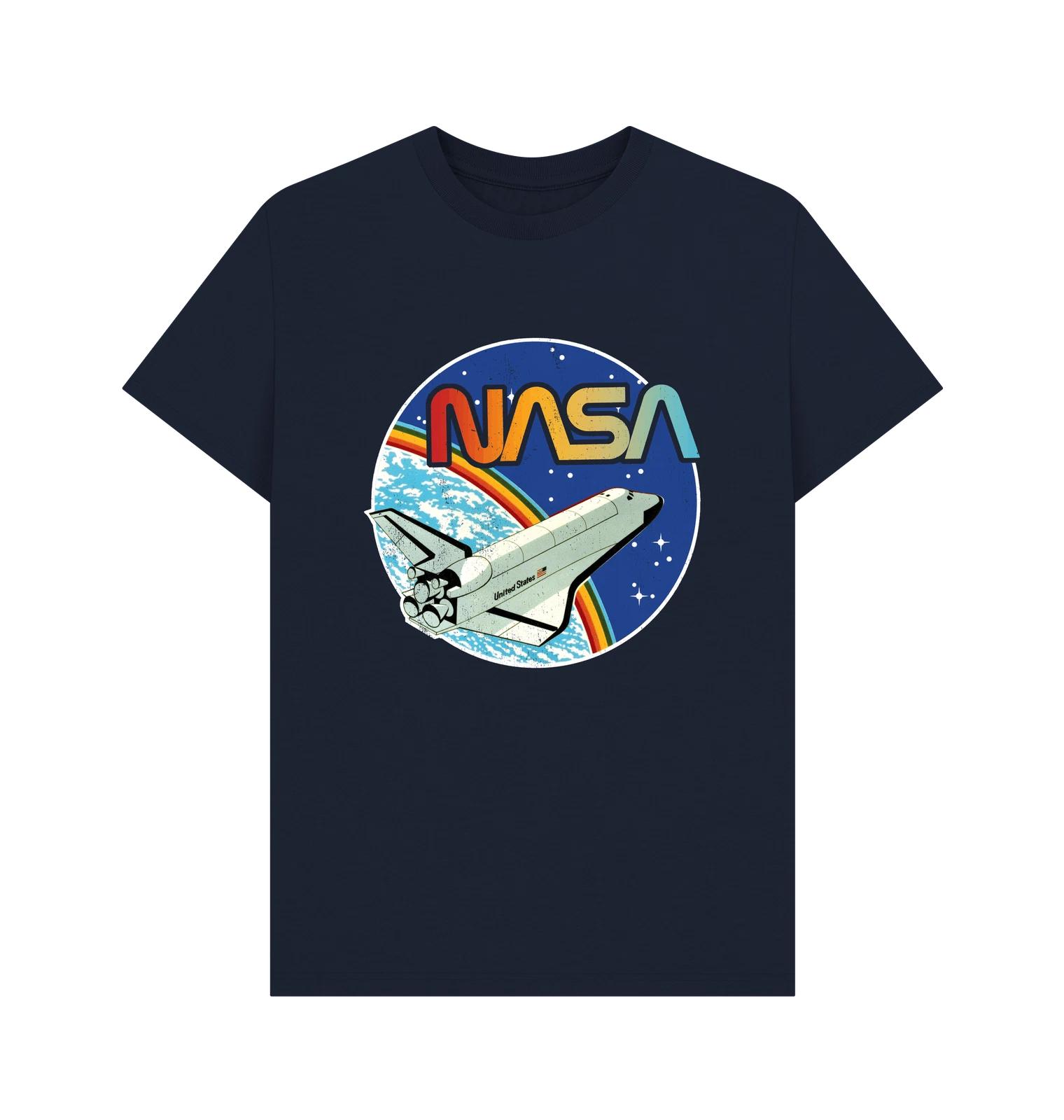 PREMIUM OFFICIAL NASA NASA Rainbow Unisex T-Shirt M