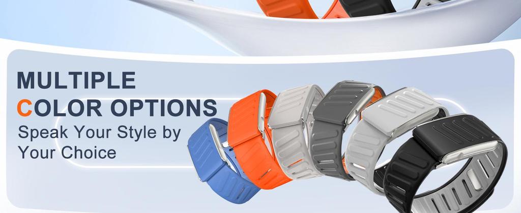 Cinturino Sportivo Bicolore in Silicone Whoop Strap Sostitutivo per Orologio WP