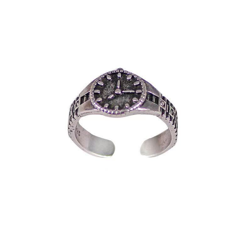 European and American Fashion Accessories Dial Ring Fashion Men's Street Hip-hop Open Ring Female
