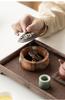 Solid Wood Zen Incense Burner Base for Tea Ceremony - Creative Chinese Agarwood & Sandalwood Accessories